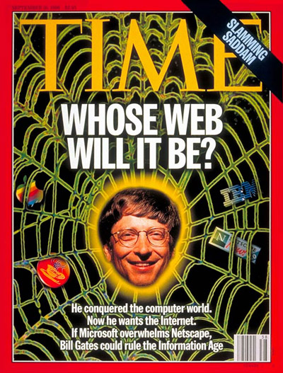 Time magazine cover from 1996