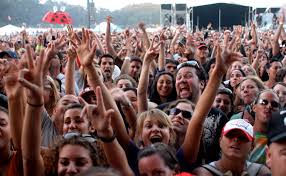 A diverse crowd
